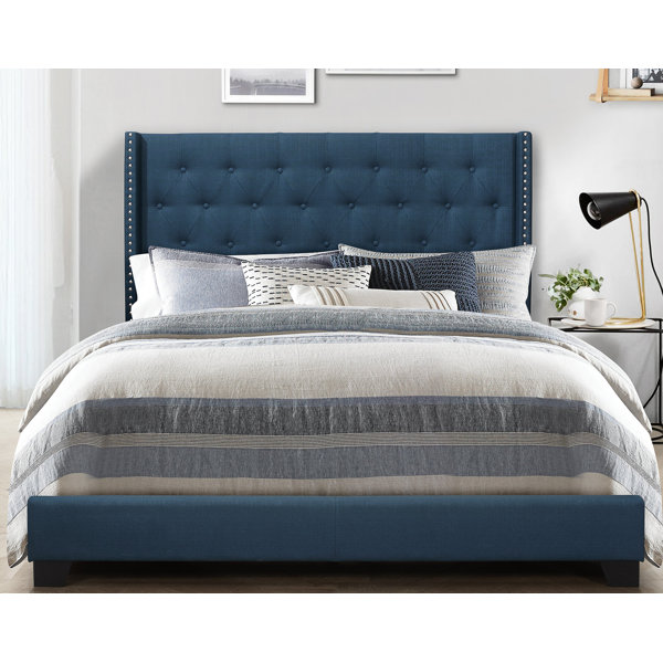 Greyleigh™ Aadvik Tufted Upholstered Low Profile Standard Bed & Reviews